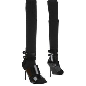 $1050 NEW BLACK ARVID YUKI SHY LONG BOOTS SIZE 36 MADE IN ITALY